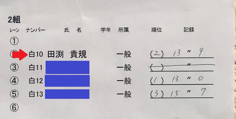 記録は上がったのでしょうか・・・